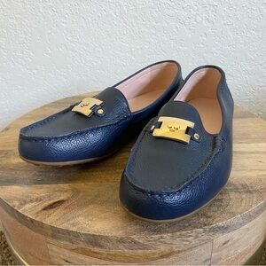 Kate Spade Carmen Navy Blue Loafers